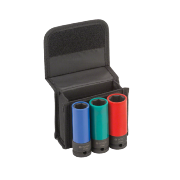 Комплект ударни вложки Bosch 1/2" - 17/19/21 mm, 3 части